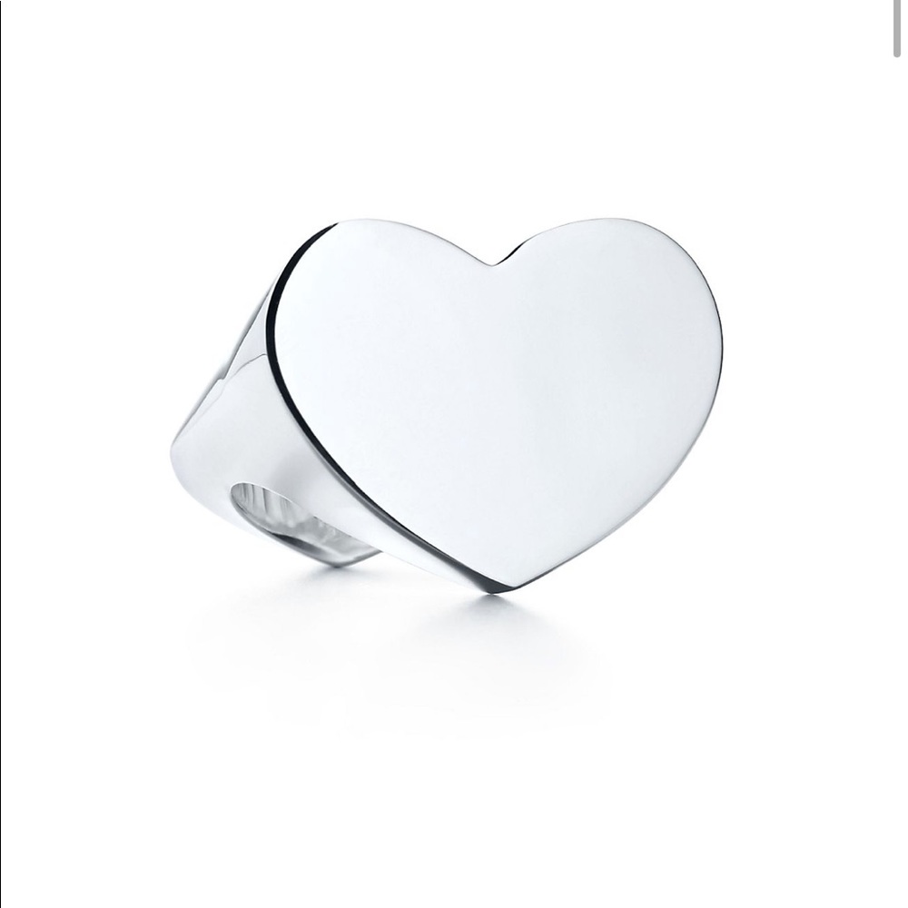 Authentic Tiffany&Co. Double Modern Heart Ring